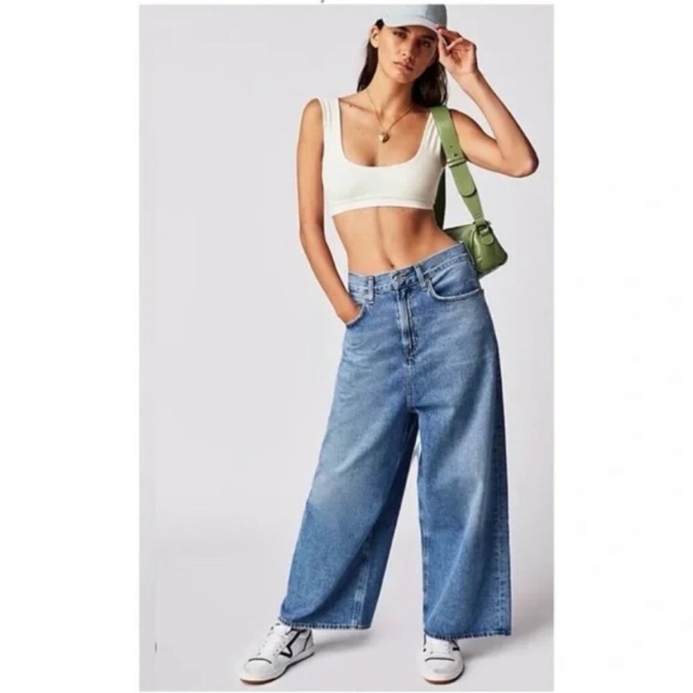 Agolde Aritzia‎ Valeria Jean Temor Wash Baggy Wide Leg Size 25 NWT